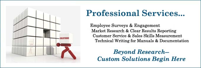 Capture Services: Employee and exit interviews, human resource interviewing and consulting, engagement and customer satisfaction surveys, customer service assessment, technical writing